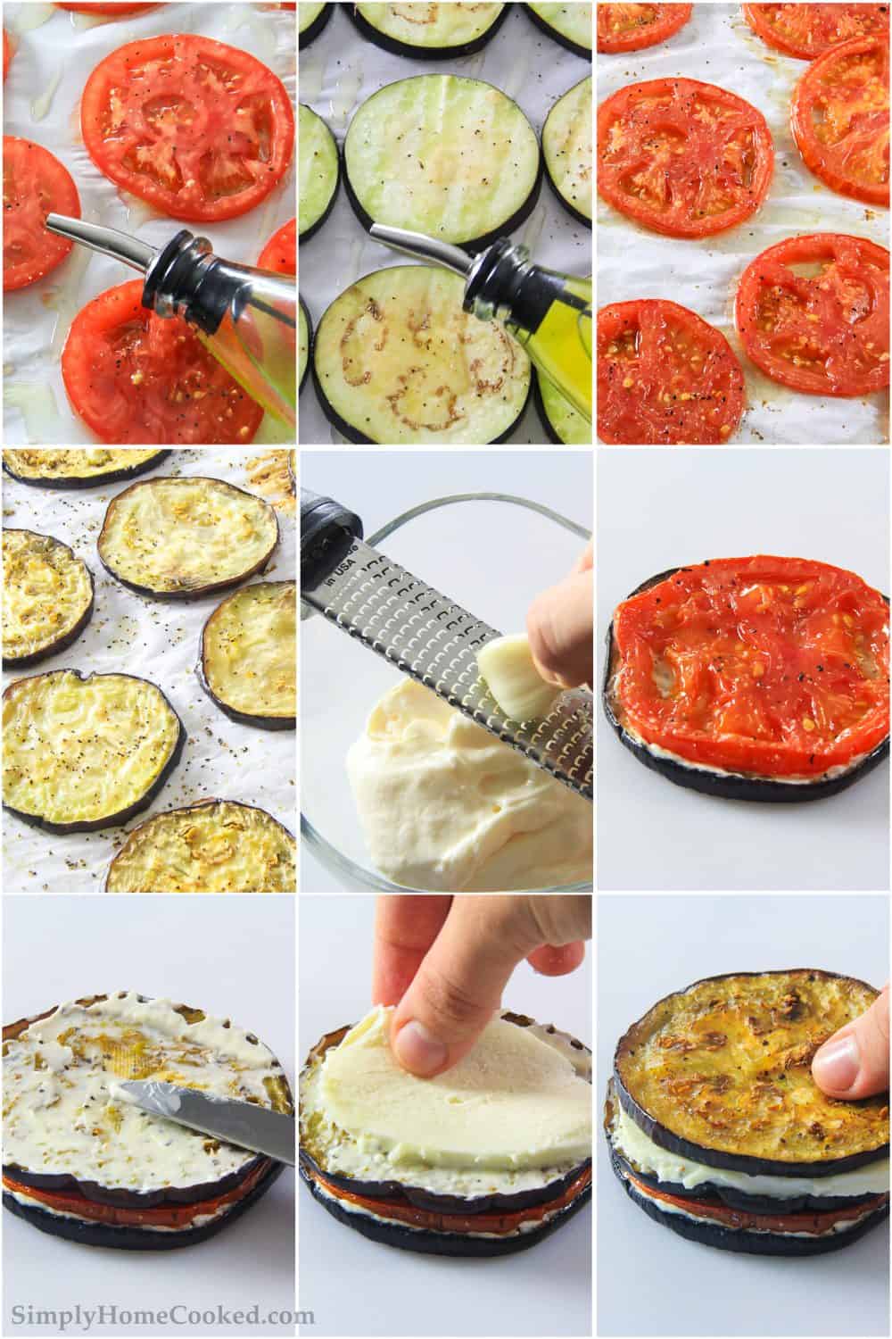 steps to make eggplant napoleon
