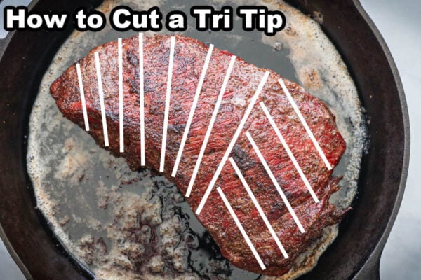 How to cut a Smoked Tri Tip.