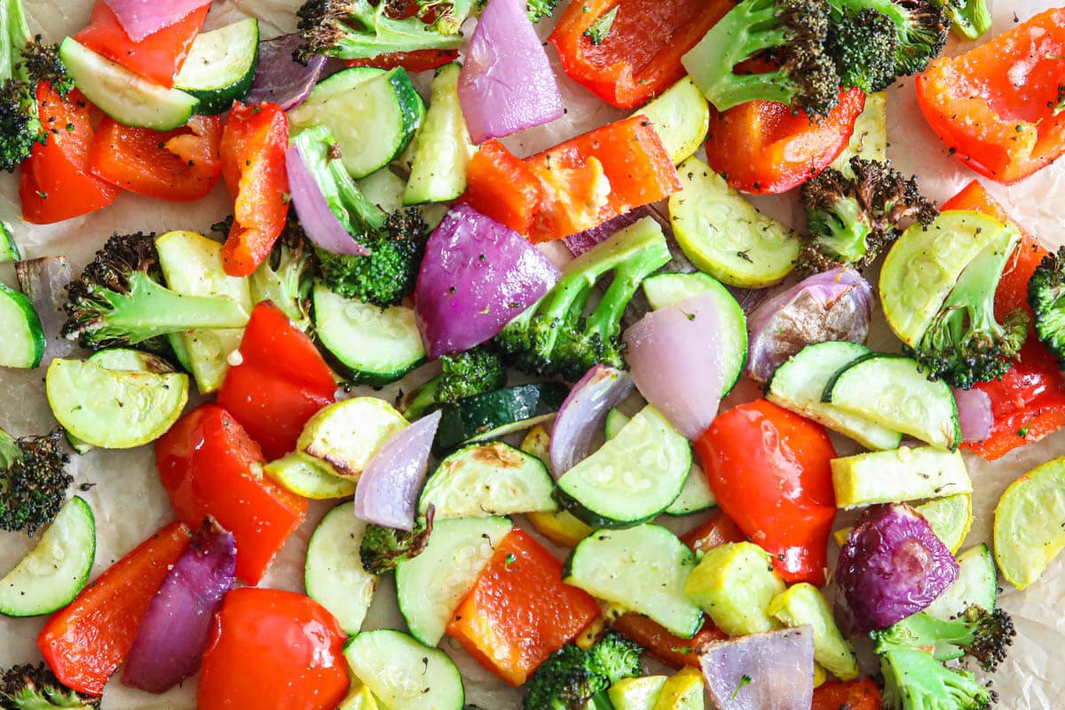 Roasted Air Fryer Vegetables.