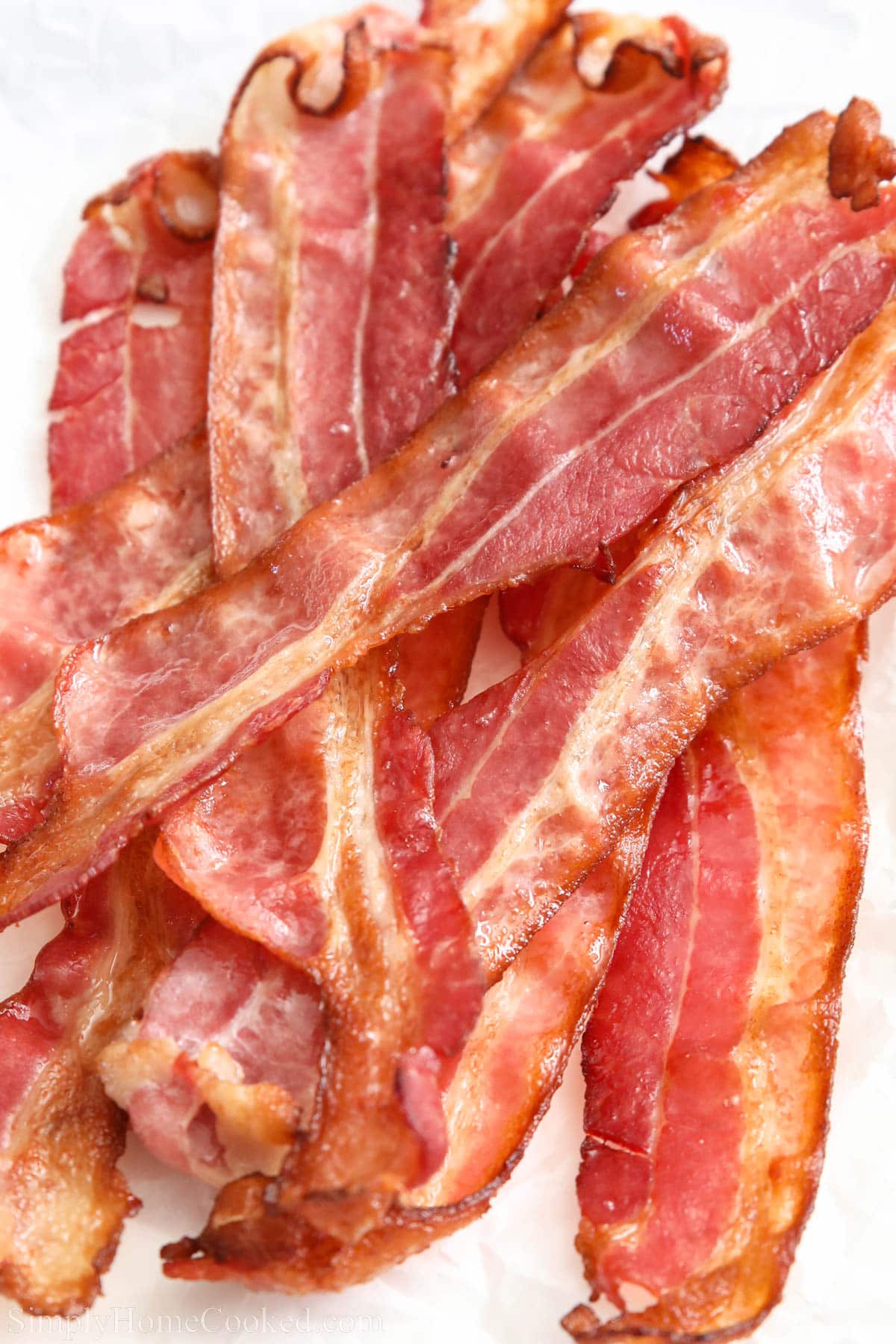 Air Fryer Bacon. 